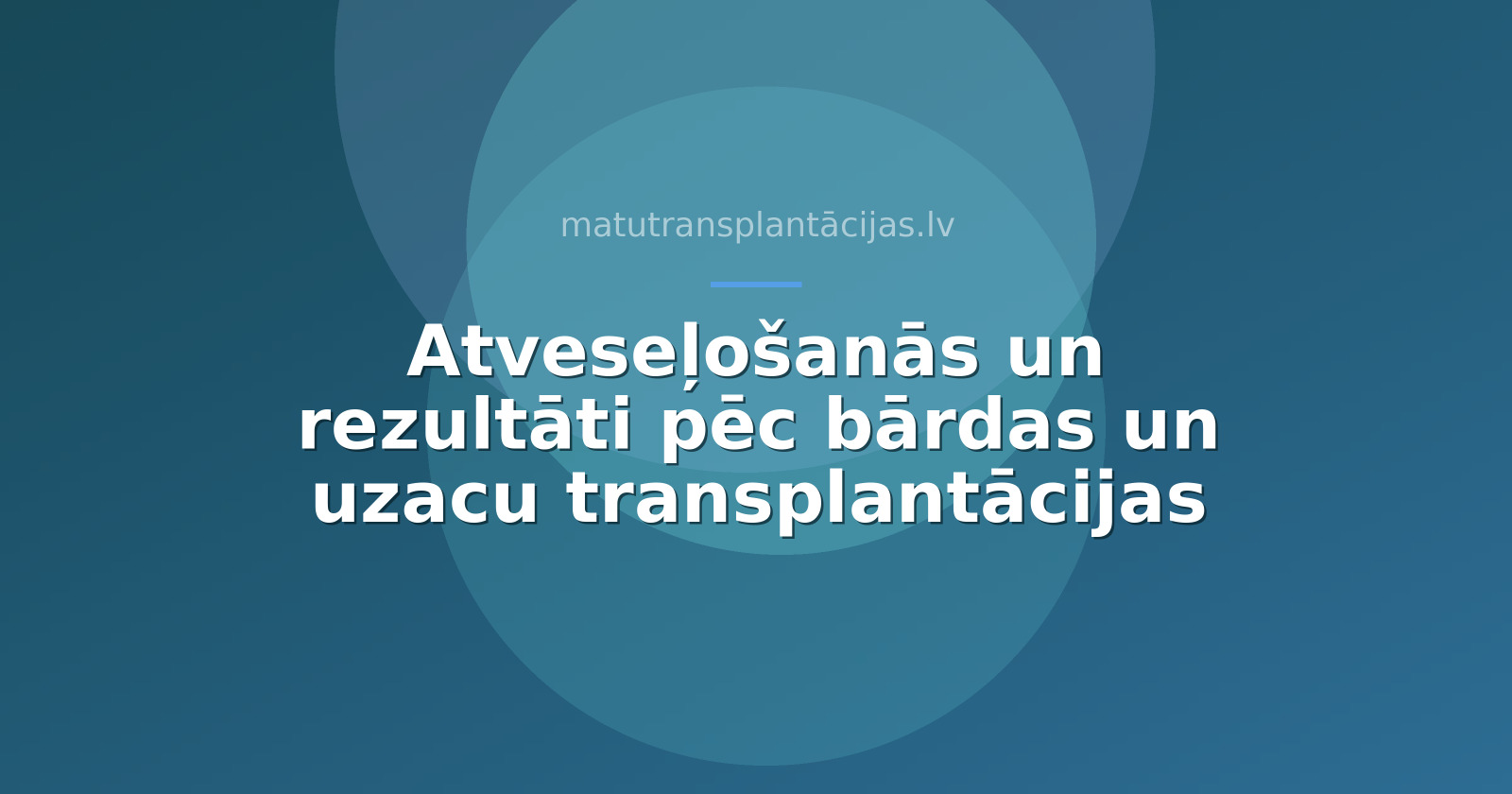 Atveseļošanās un rezultāti pēc bārdas un uzacu transplantācijas